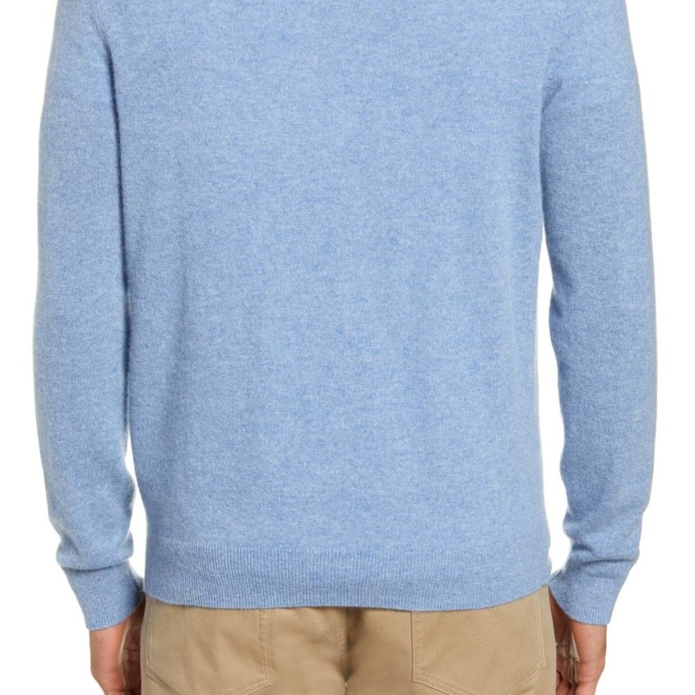 NORDSTROM MEN'S SHOP Cashmere Crewneck Sweater - Picture 4 of 8